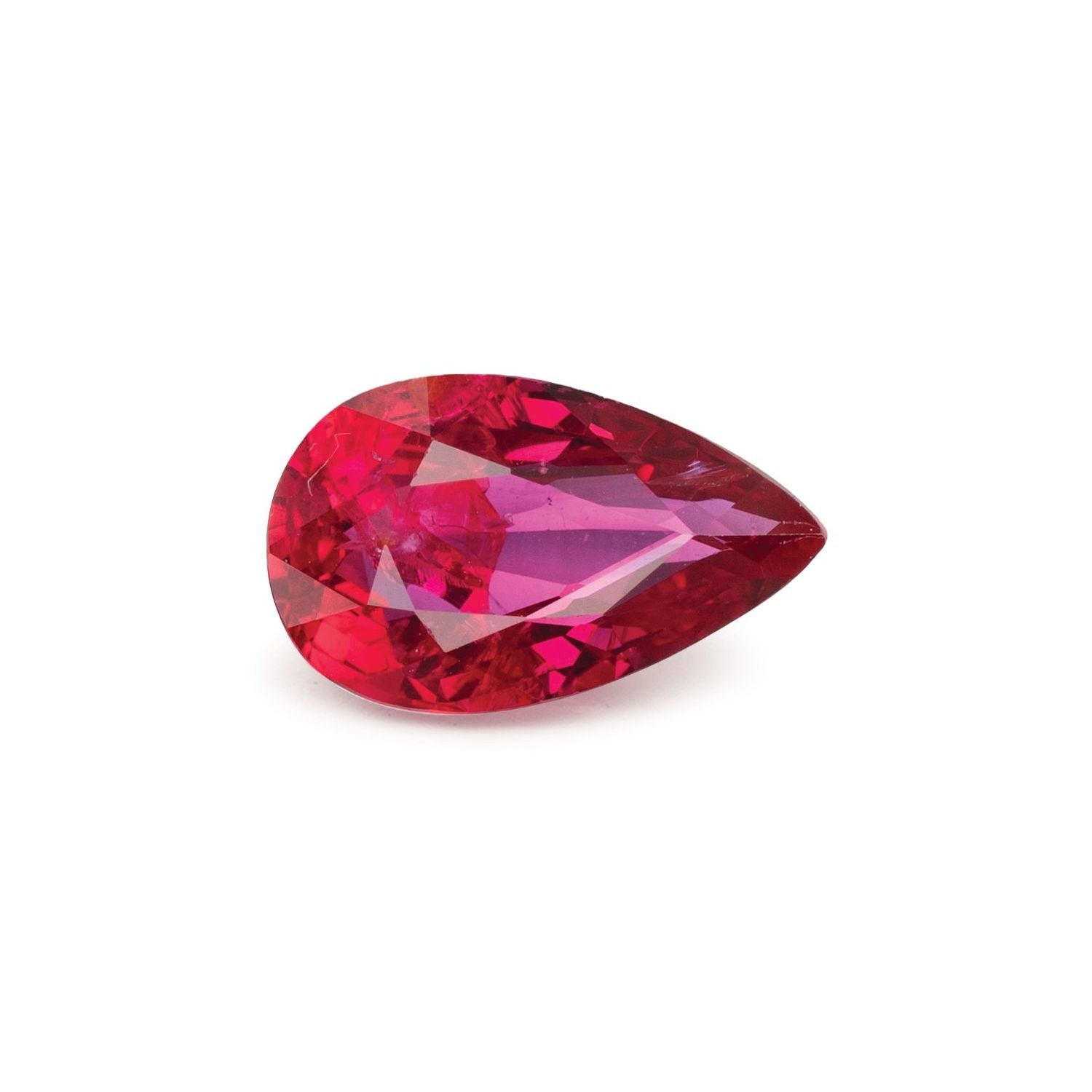 1.60 ct Pear Natural Natural Ruby Ruby – Faceted Cut – N/A Certified — Sapphire Row