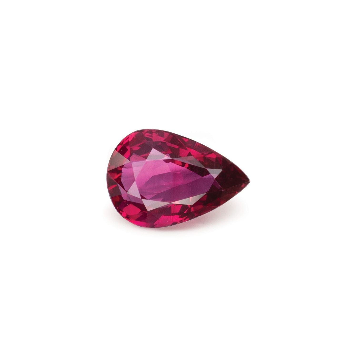 1.02 ct Pear Natural Natural Ruby Ruby – Faceted Cut – N/A Certified — Sapphire Row