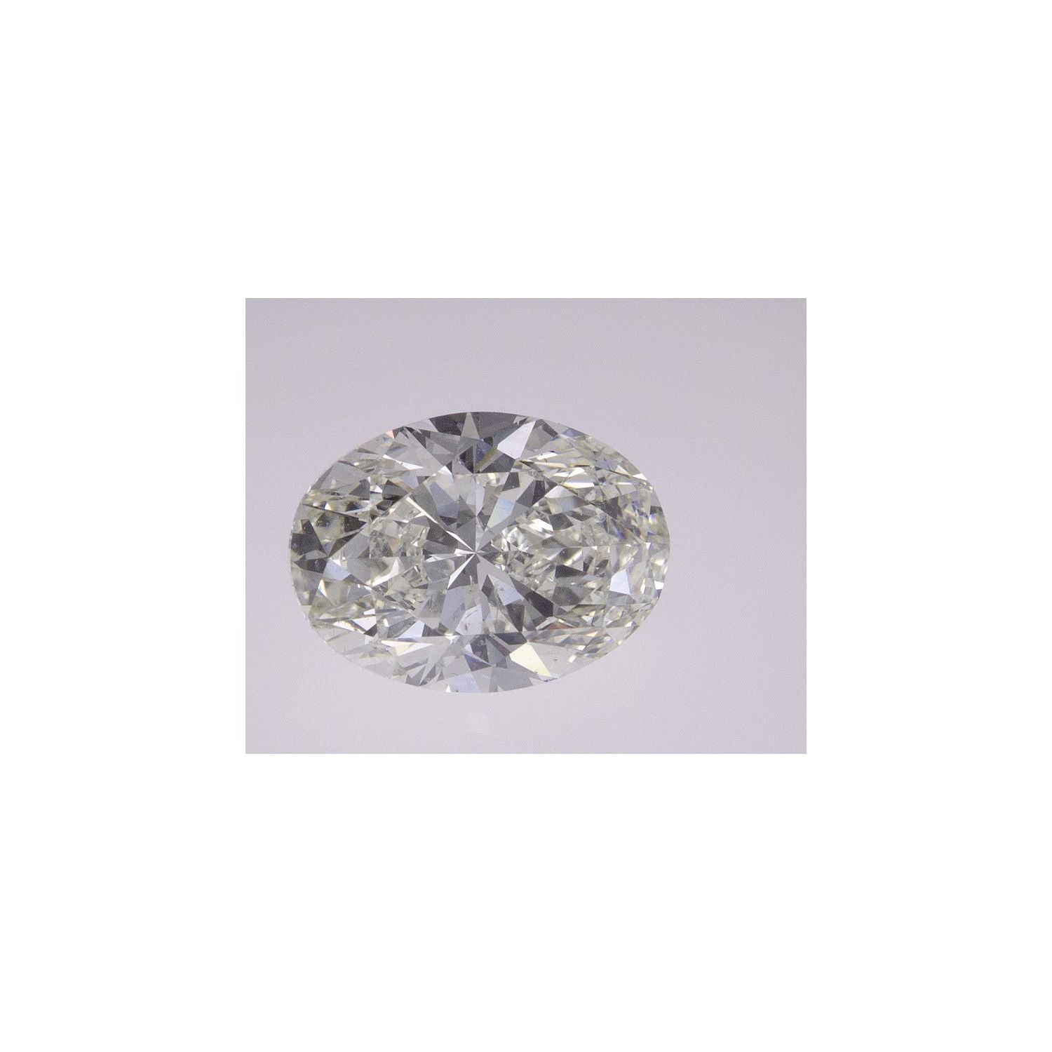 2.50 ct Oval Natural Diamond – K SI2 – Faceted Cut – GIA Certified — Sapphire Row
