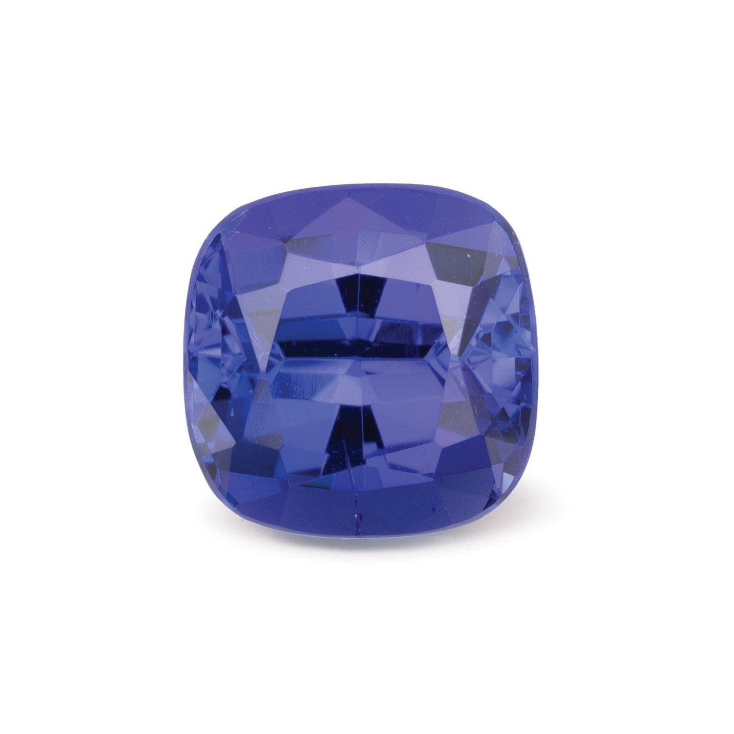 3.55 ct Cushion Natural Natural Tanzanite Tanzanite – Faceted Cut – N/A Certified — Sapphire Row