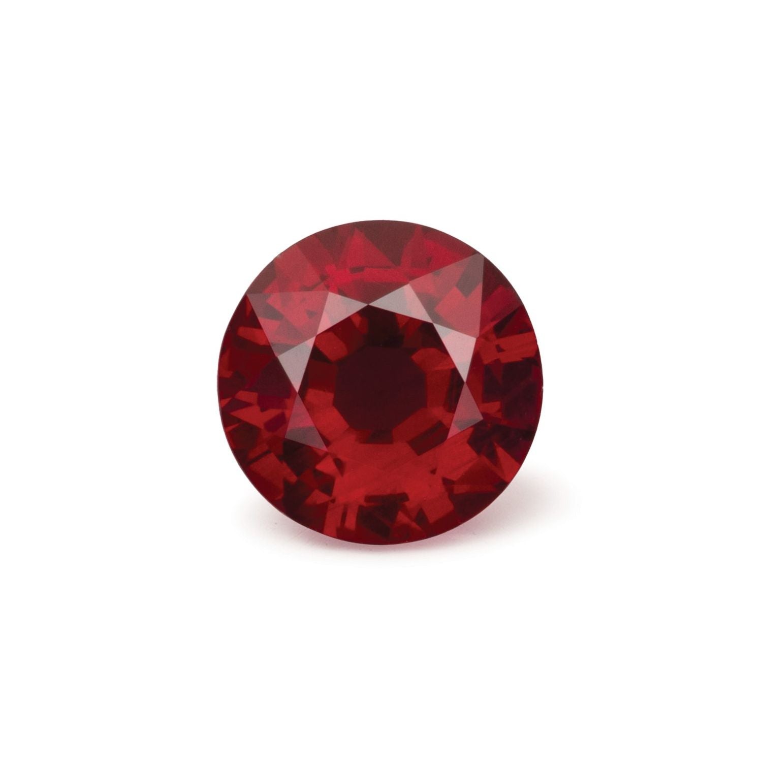 1.76 ct Round Natural Natural Ruby Ruby – Faceted Cut – N/A Certified — Sapphire Row