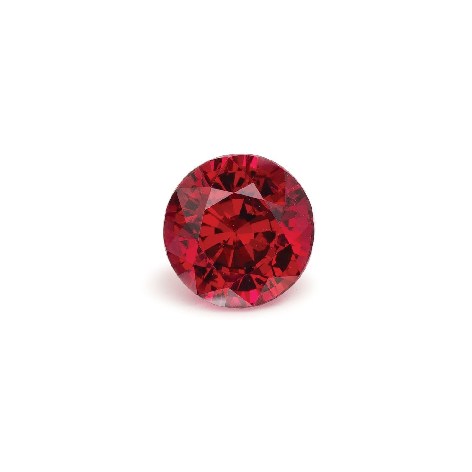 1.52 ct Round Natural Natural Ruby Ruby – Faceted Cut – N/A Certified — Sapphire Row