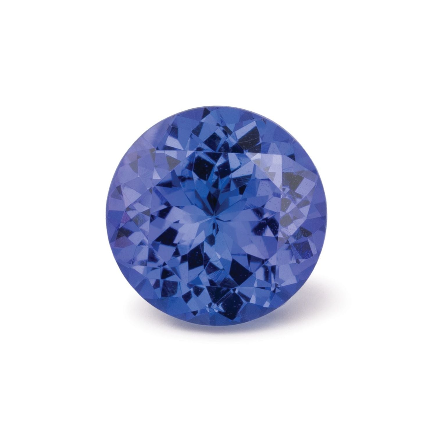2.90 ct Round Natural Natural Tanzanite Tanzanite – Faceted Cut – N/A Certified — Sapphire Row