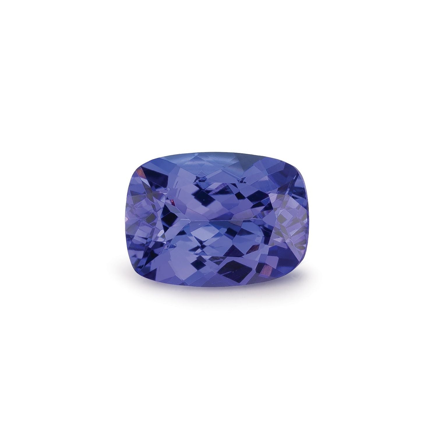 1.40 ct Antique Cushion Natural Natural Tanzanite Tanzanite – Faceted Cut – N/A Certified — Sapphire Row
