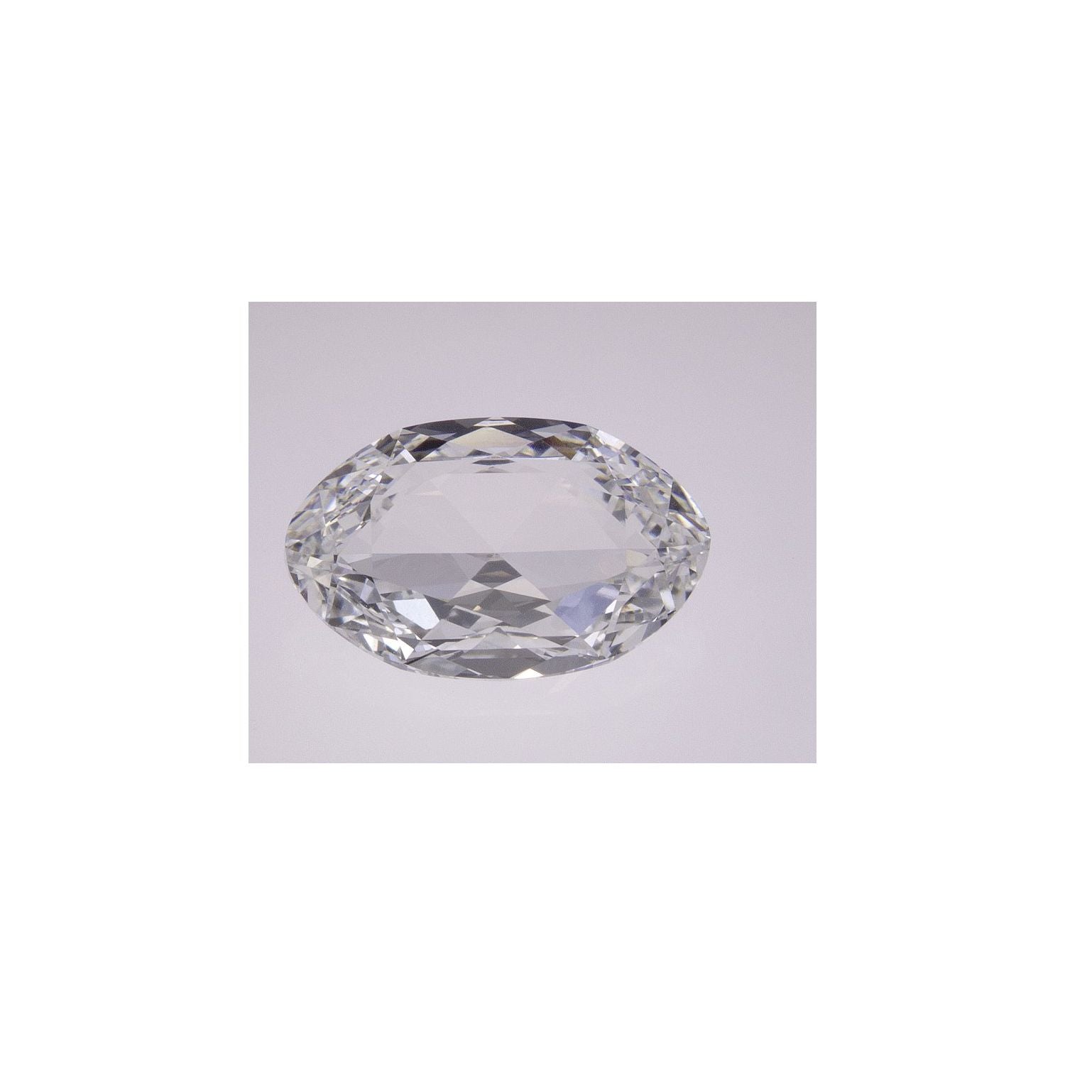 2.68 ct Oval Lab-Grown Diamond – E VVS2 – Rose-cut – GCAL Certified — Sapphire Row