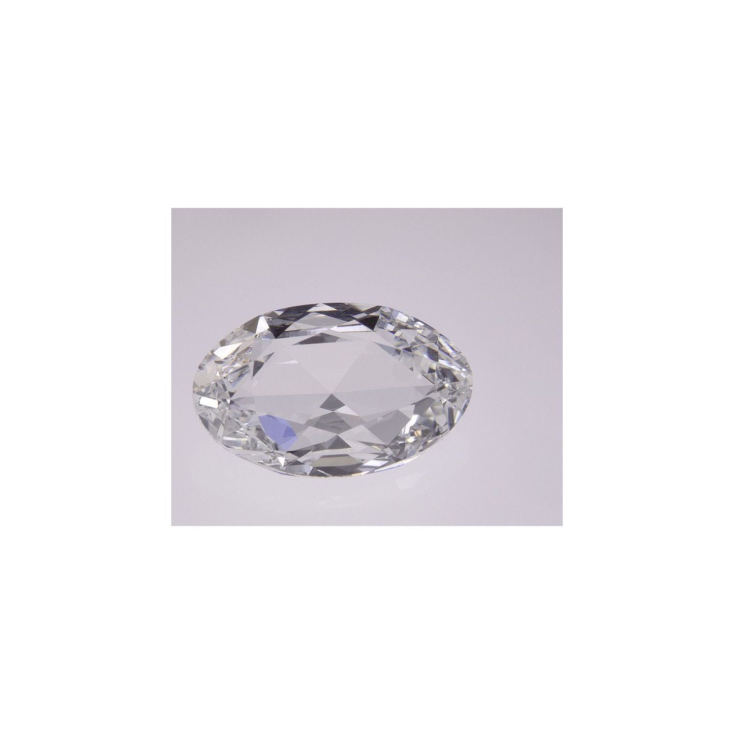 2.71 ct Oval Lab-Grown Diamond – E VS1 – Rose-cut – GCAL Certified — Sapphire Row