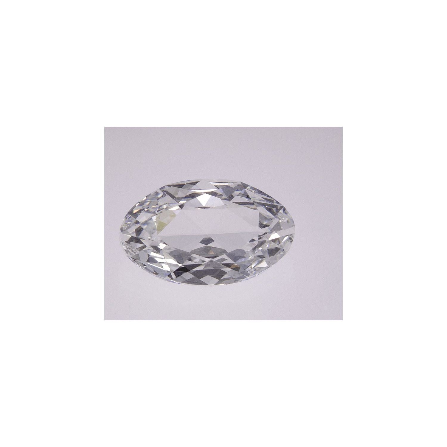 2.54 ct Oval Lab-Grown Diamond – E VVS2 – Rose-cut – GCAL Certified — Sapphire Row