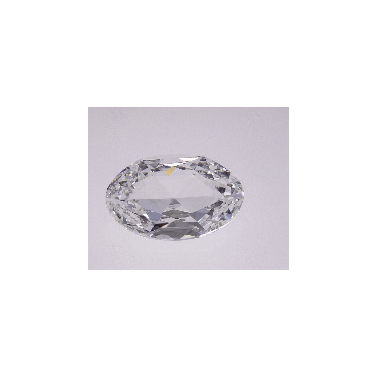 2.08 ct Oval Lab-Grown Diamond – E IF – Rose-cut – GCAL Certified — Sapphire Row