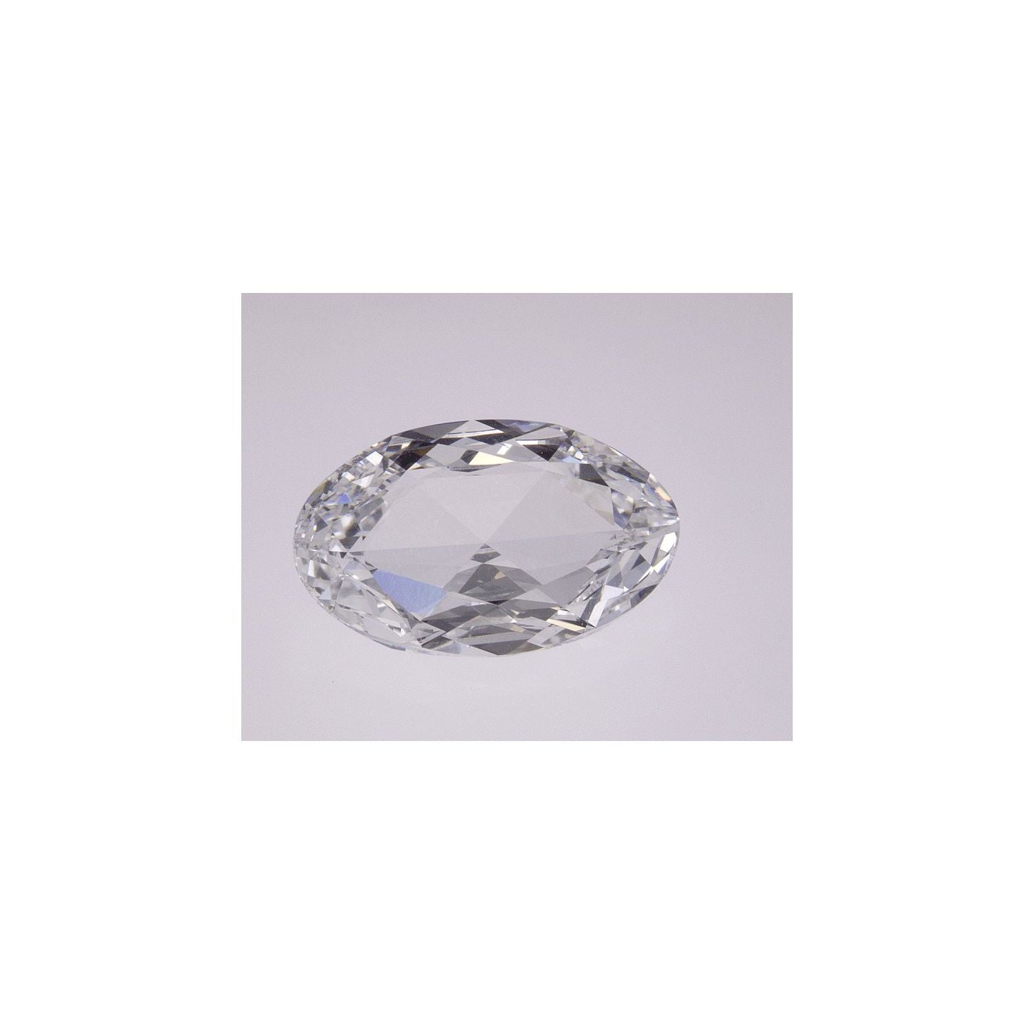 2.16 ct Oval Lab-Grown Diamond – D VVS2 – Rose-cut – GCAL Certified — Sapphire Row