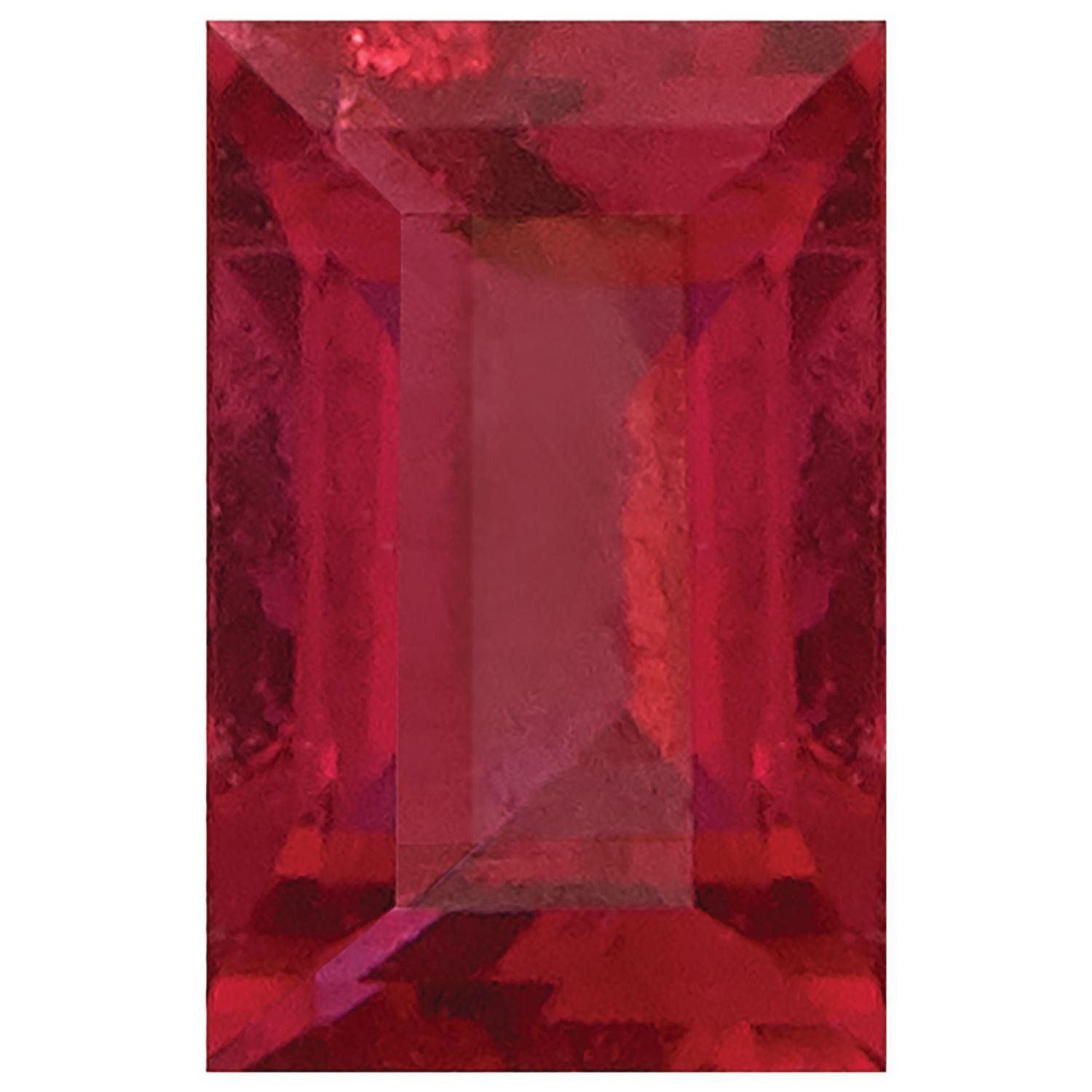 4x2 mm Straight Baguette Natural Red Ruby – Step-Cut – AA Quality — Sapphire Row