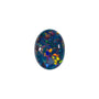 10x8 mm Oval Natural Black Opal – Cabochon Cut – Standard Quality — Sapphire Row