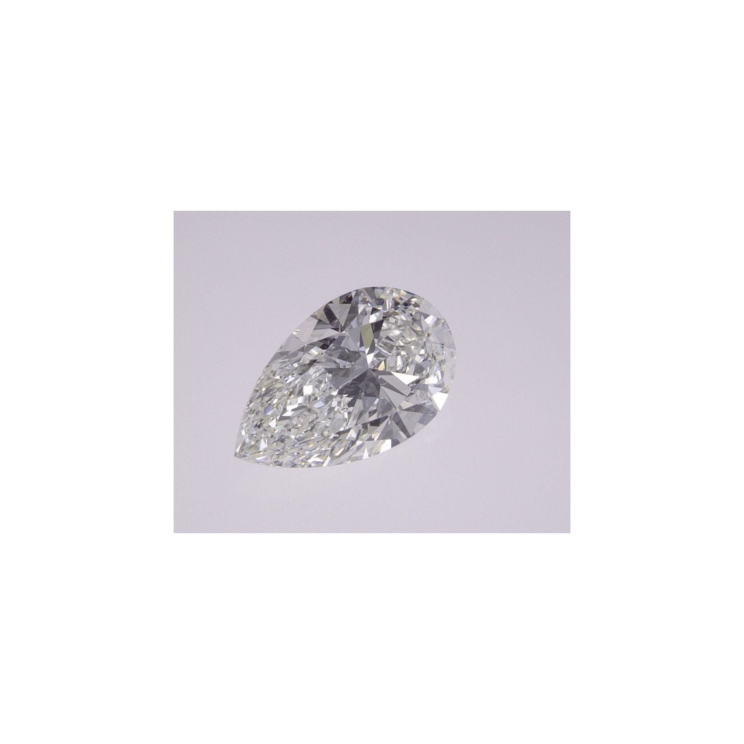1.03 ct Pear Natural Diamond – H SI1 – Faceted Cut – GIA Certified — Sapphire Row