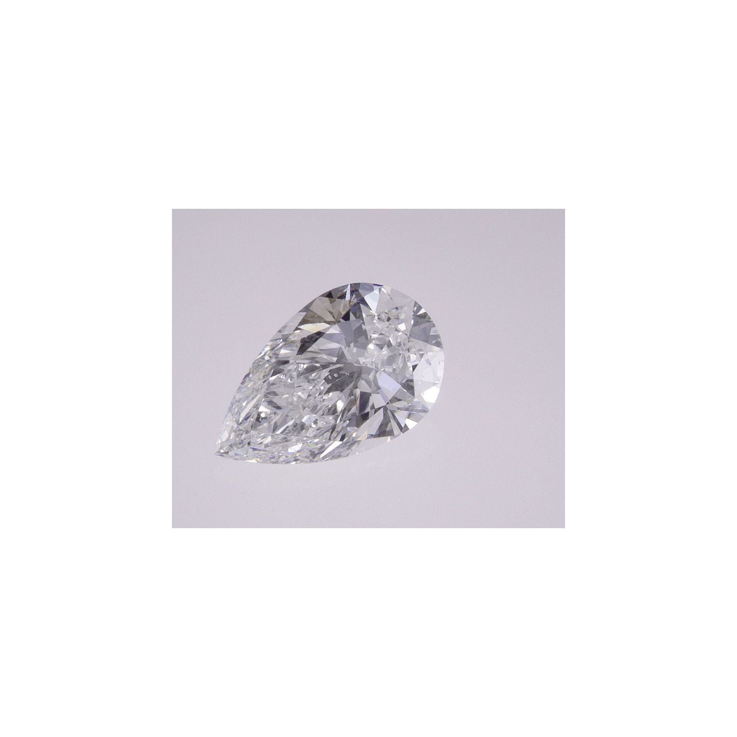 1.25 ct Pear Natural Diamond – D SI1 – Faceted Cut – GIA Certified — Sapphire Row