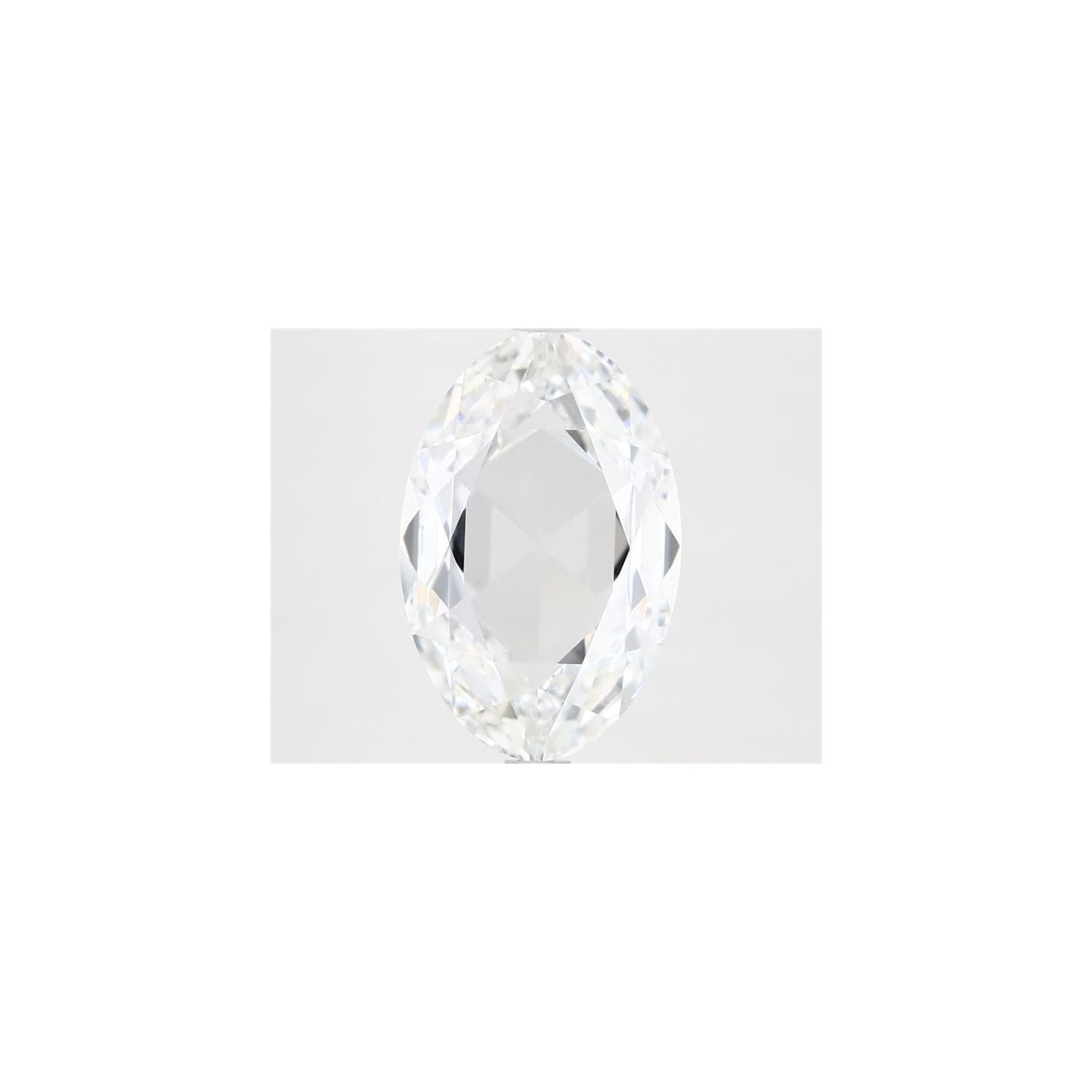 3.27 ct Oval Lab-Grown Diamond – E VS1 – Rose-cut – GCAL Certified — Sapphire Row