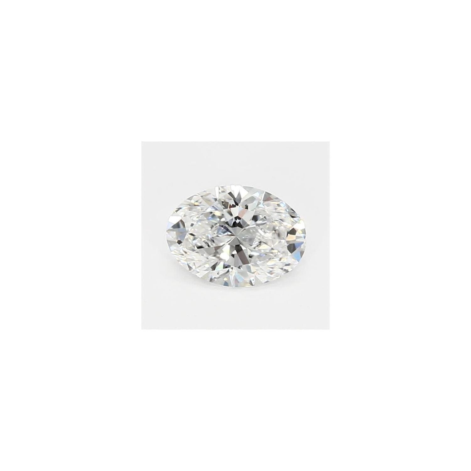 0.57 ct Oval Lab-Grown Diamond – E VVS2 – Faceted Cut – GCAL Certified — Sapphire Row