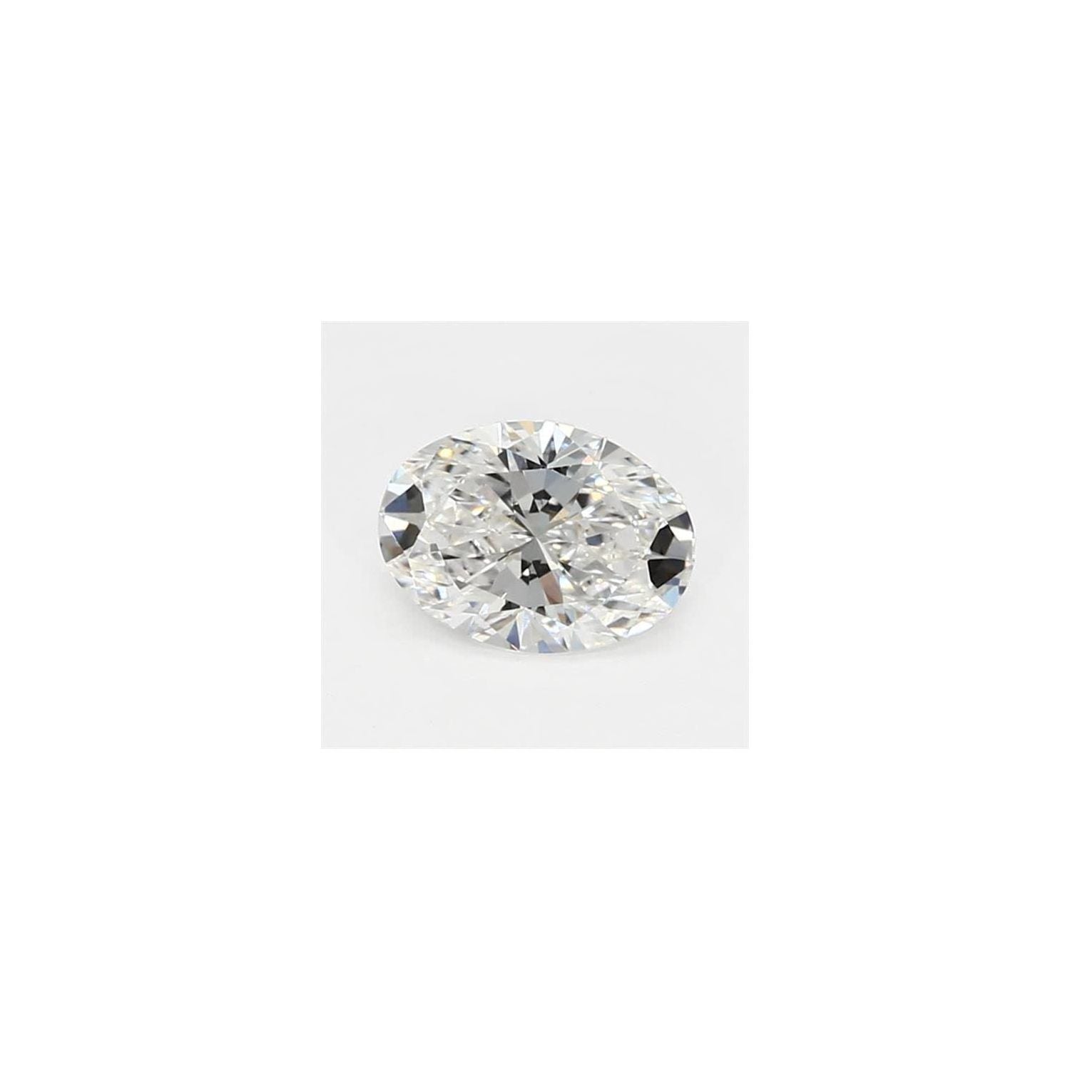 0.57 ct Oval Lab-Grown Diamond – E VVS2 – Faceted Cut – GCAL Certified — Sapphire Row