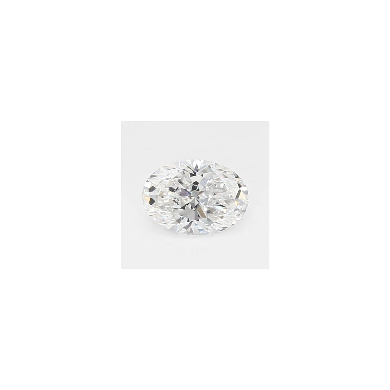 0.57 ct Oval Lab-Grown Diamond – E VVS2 – Faceted Cut – GCAL Certified — Sapphire Row