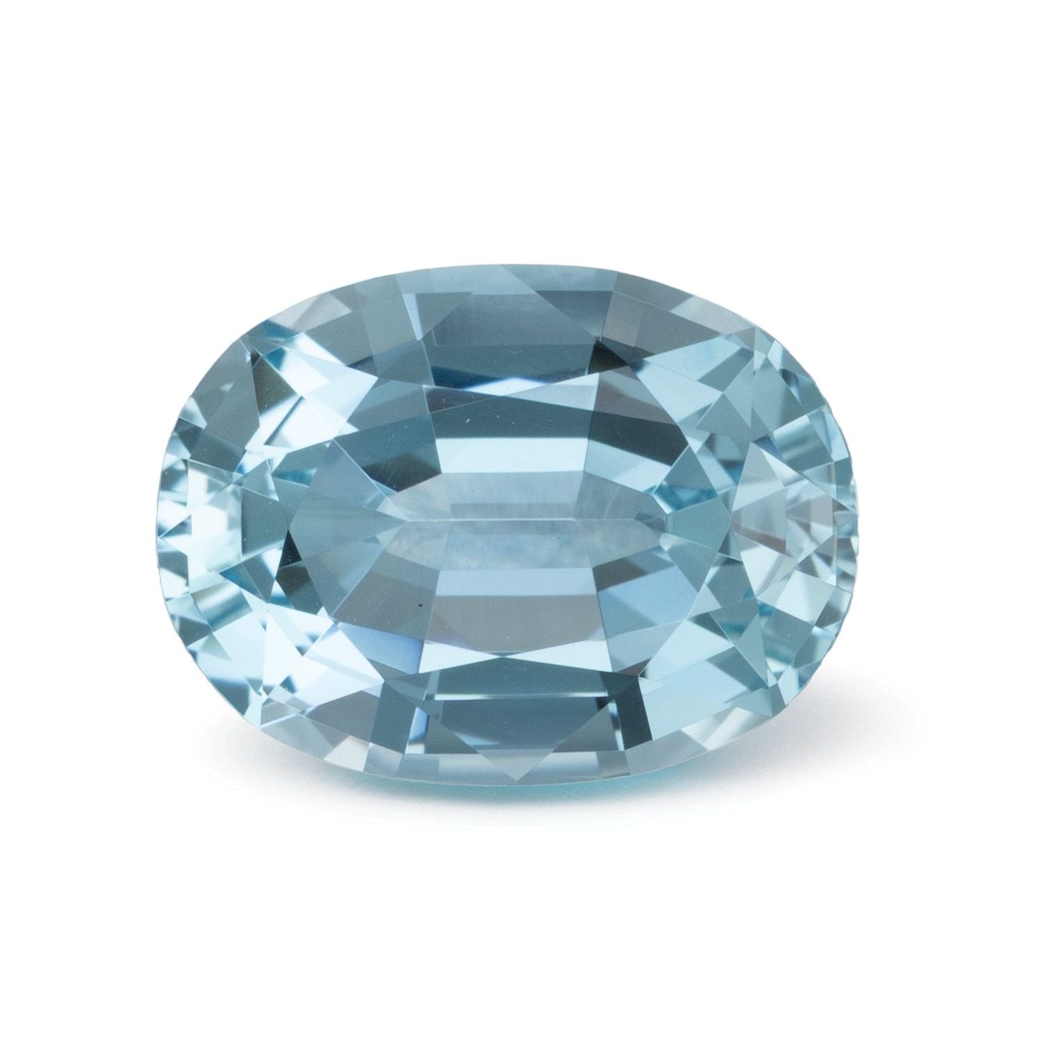 4.68 ct Oval Natural Natural Aquamarine Aquamarine – Faceted Cut – N/A Certified — Sapphire Row