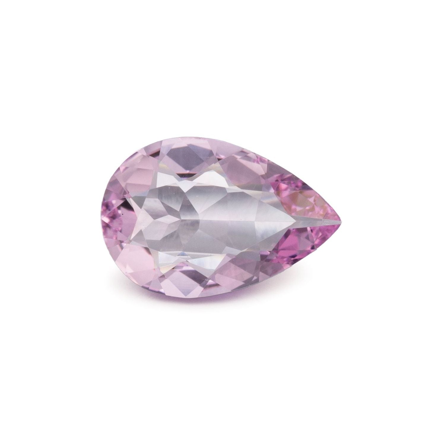 1.05 ct Pear Natural Natural Morganite Morganite – Faceted Cut – N/A Certified — Sapphire Row