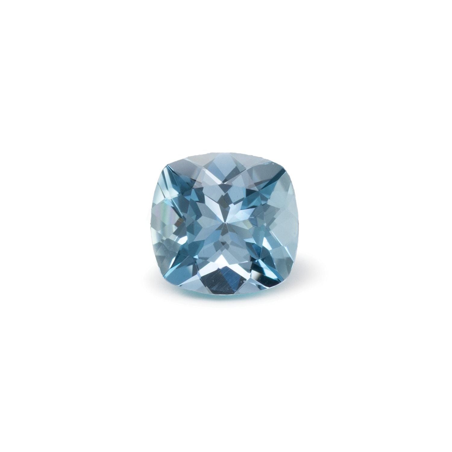 0.78 ct Cushion Natural Natural Aquamarine Aquamarine – Faceted Cut – N/A Certified — Sapphire Row