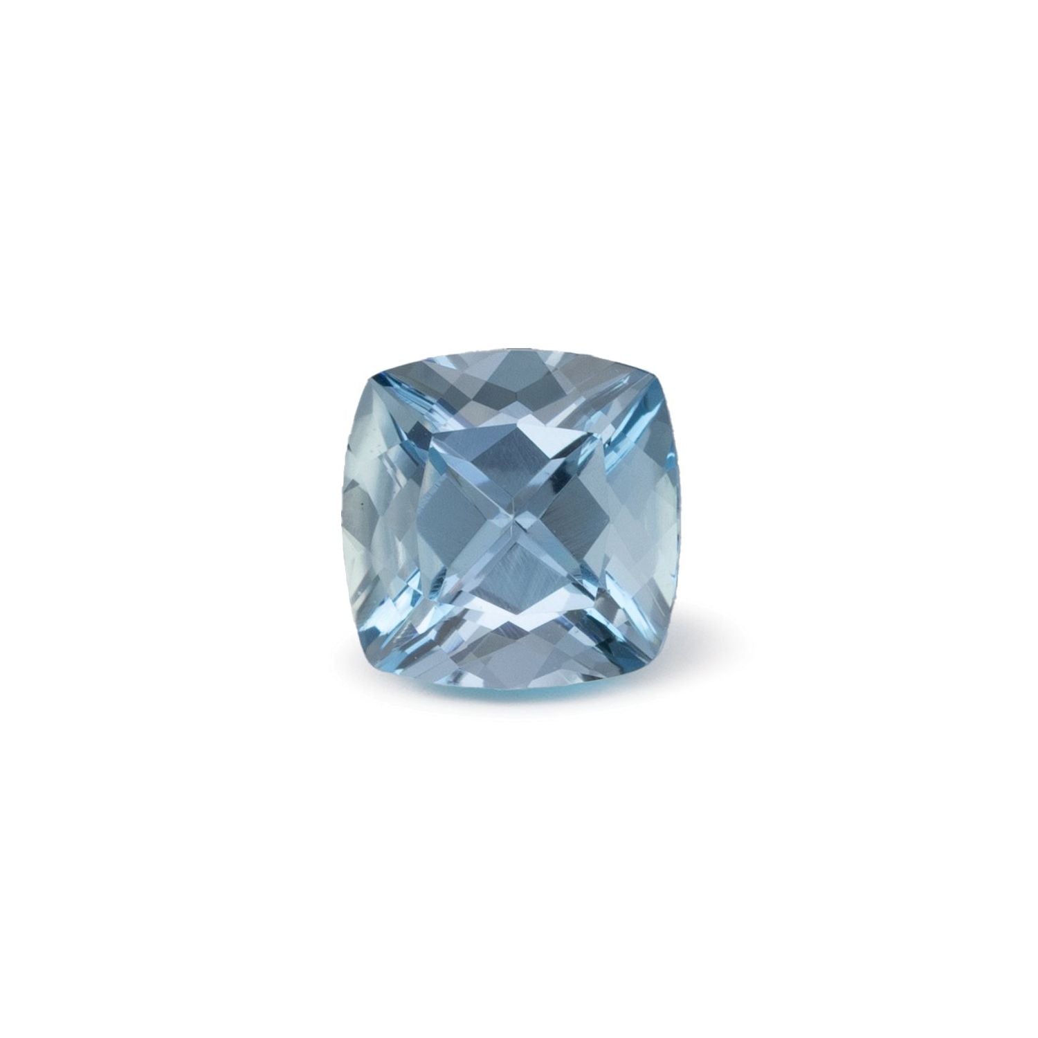 0.91 ct Cushion Natural Natural Aquamarine Aquamarine – Faceted Cut – N/A Certified — Sapphire Row