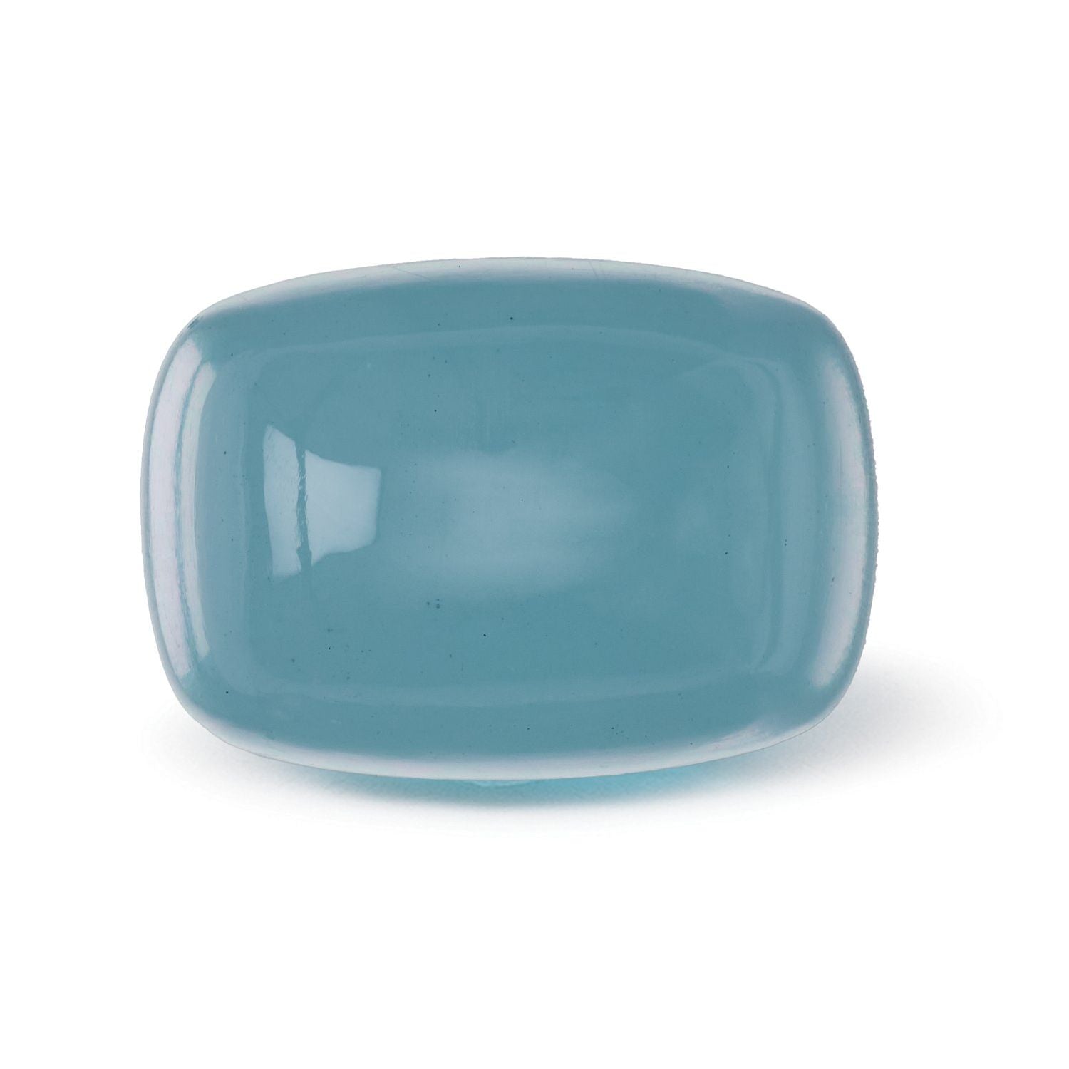 14.91 ct Antique Cushion Natural Natural Aquamarine Aquamarine – Cabochon Cut – N/A Certified — Sapphire Row