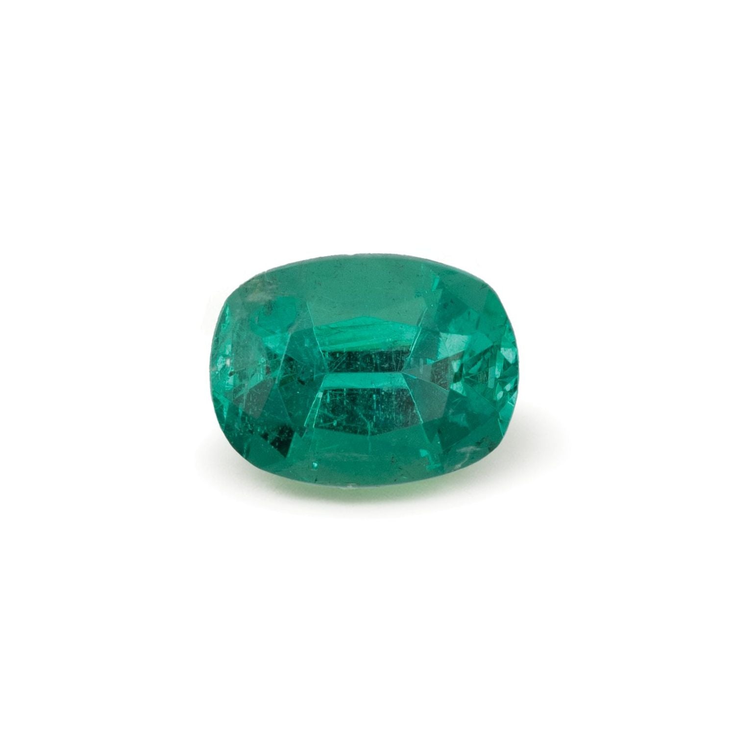 1.13 ct Antique Cushion Natural Natural Emerald Emerald – Faceted Cut – N/A Certified — Sapphire Row