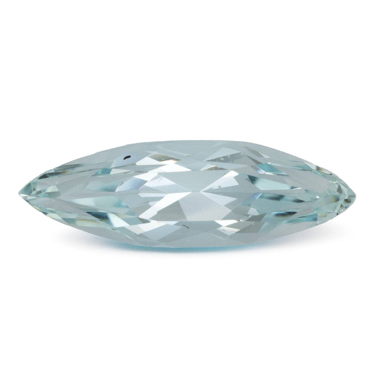 7.64 ct Marquise Natural Natural Aquamarine Aquamarine – Faceted Cut – N/A Certified — Sapphire Row
