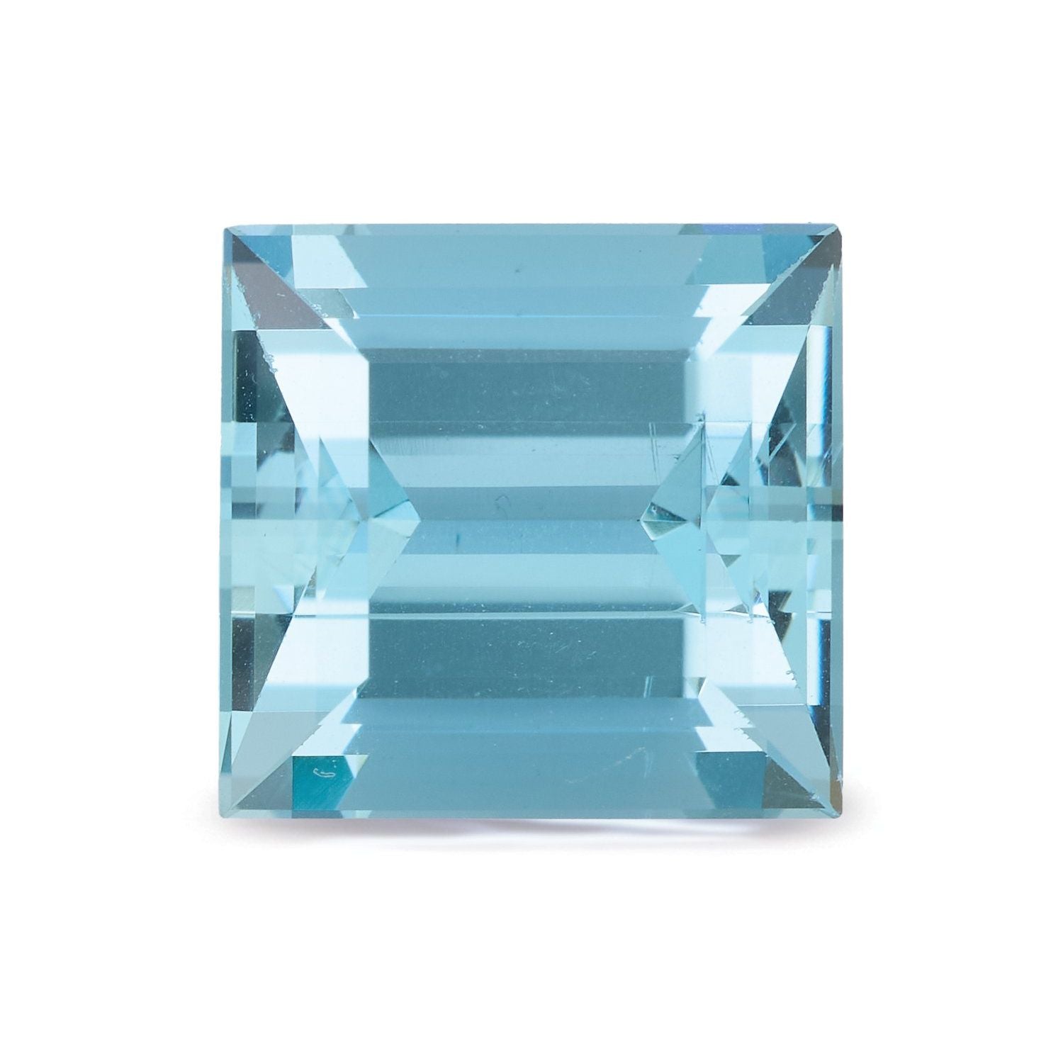 5.58 ct Straight Baguette Natural Natural Aquamarine Aquamarine – Step-cut – N/A Certified — Sapphire Row