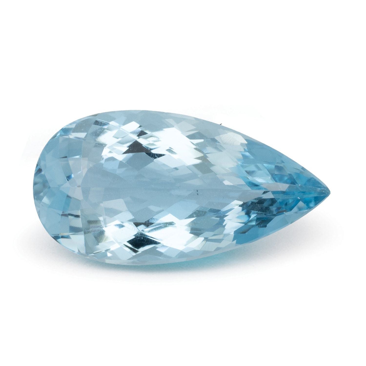 4.51 ct Pear Natural Natural Aquamarine Aquamarine – Faceted Cut – N/A Certified — Sapphire Row
