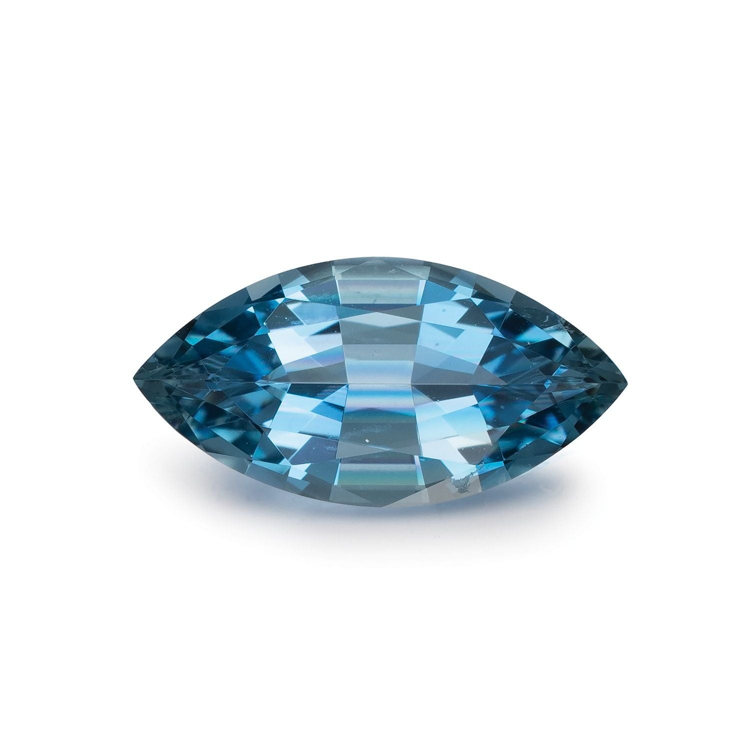 1.66 ct Marquise Natural Natural Aquamarine Aquamarine – Faceted Cut – N/A Certified — Sapphire Row