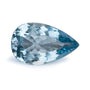 3.58 ct Pear Natural Natural Aquamarine Aquamarine – Faceted Cut – N/A Certified — Sapphire Row