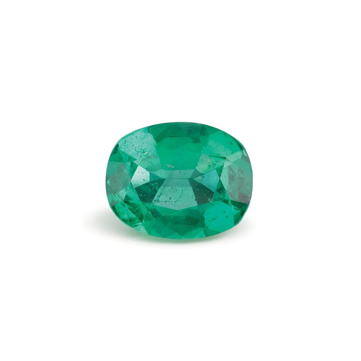0.98 ct Antique Cushion Natural Natural Emerald Emerald – Faceted Cut – N/A Certified — Sapphire Row