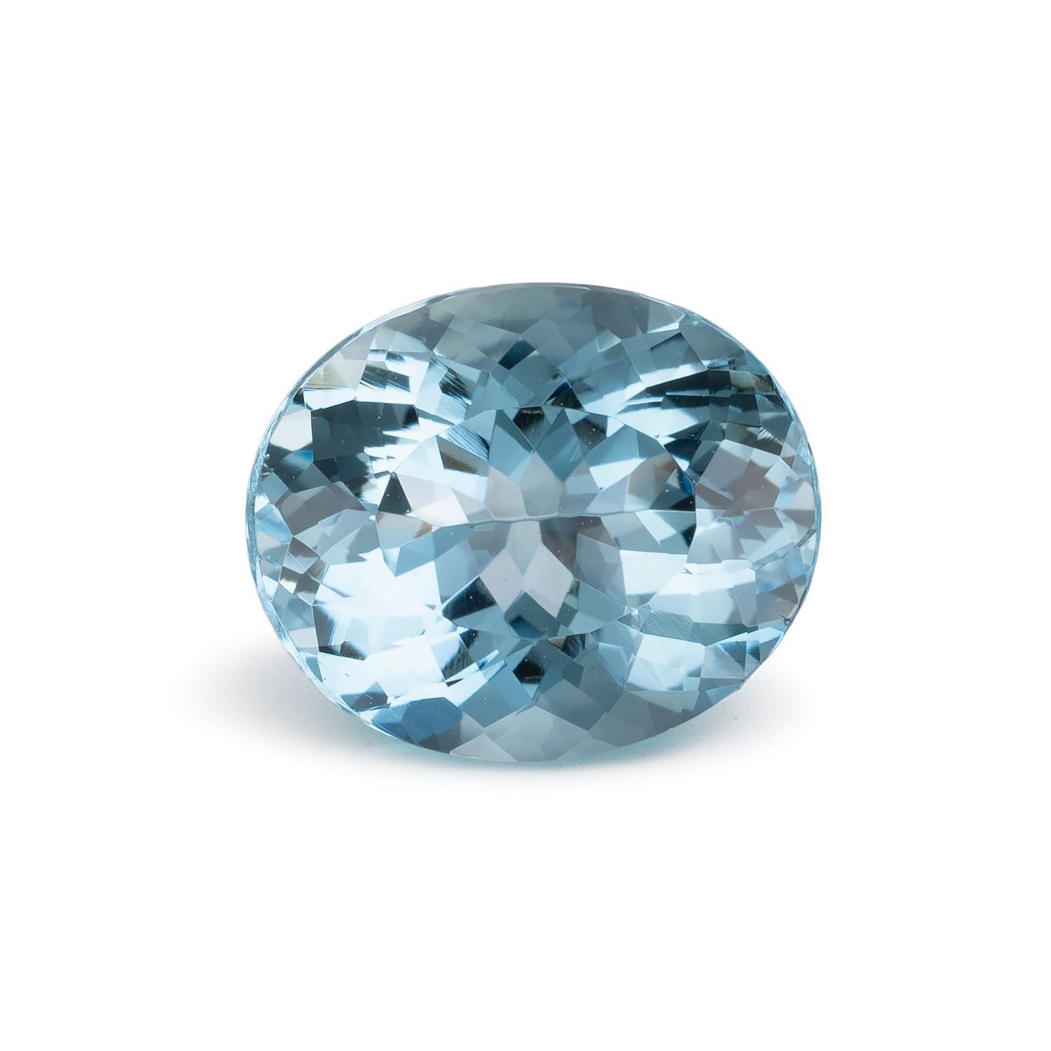2.82 ct Oval Natural Natural Aquamarine Aquamarine – Faceted Cut – N/A Certified — Sapphire Row