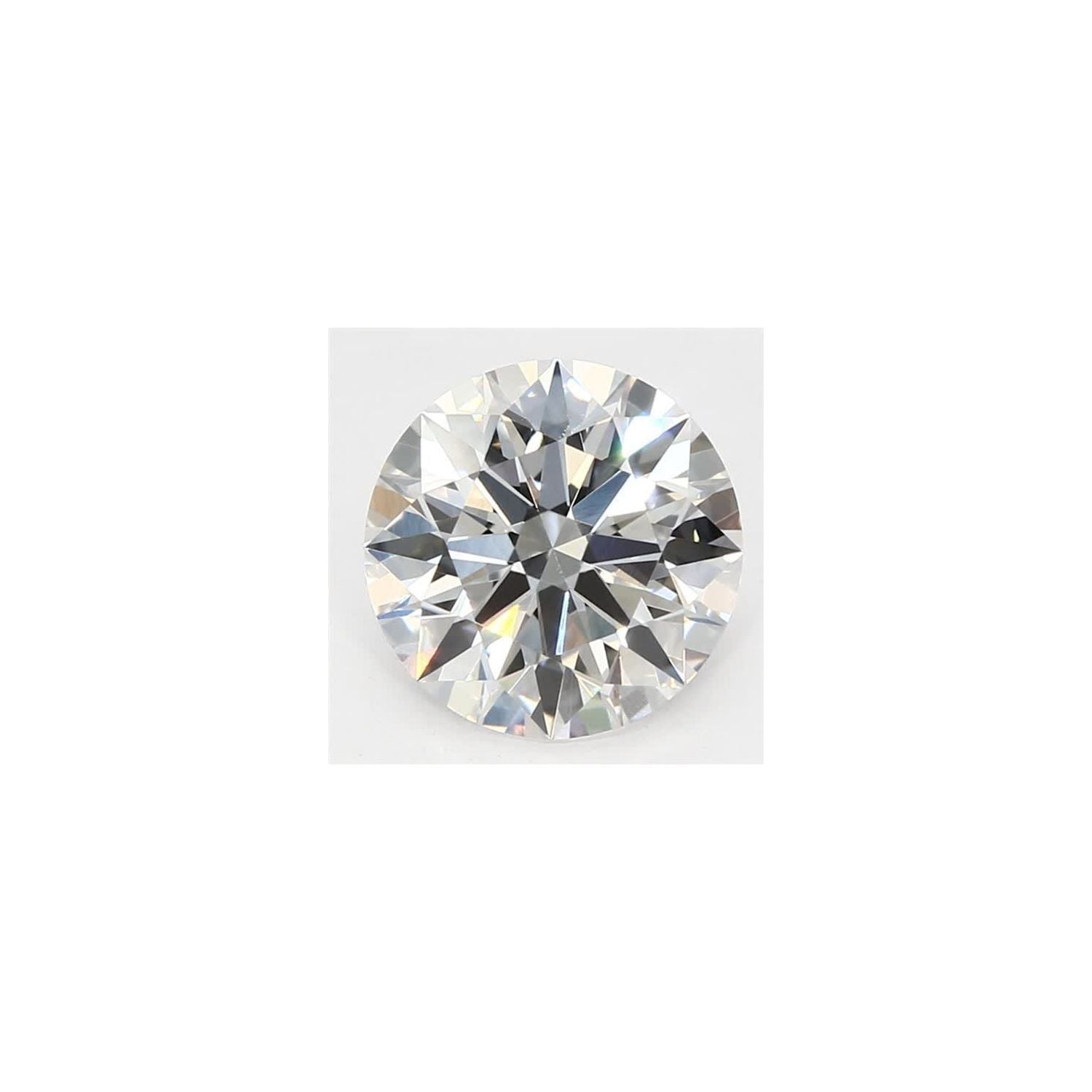 1.36 ct Round Lab-Grown Diamond – F VVS2 – Faceted Cut – GCAL Certified — Sapphire Row