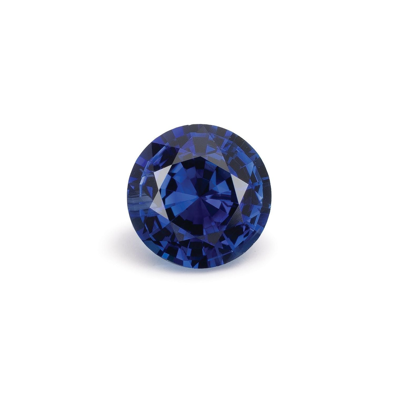 1.08 ct Round Natural Natural Sapphire Sapphire – Faceted Cut – N/A Certified — Sapphire Row