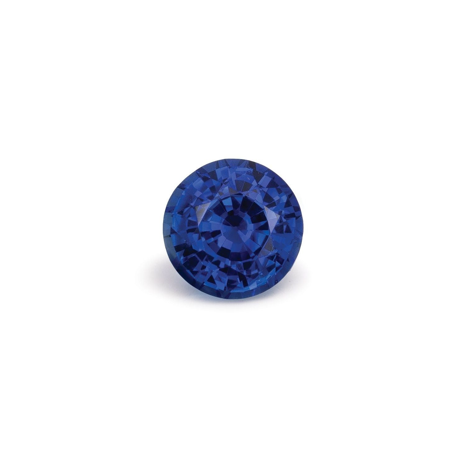 0.79 ct Round Natural Natural Sapphire Sapphire – Faceted Cut – N/A Certified — Sapphire Row