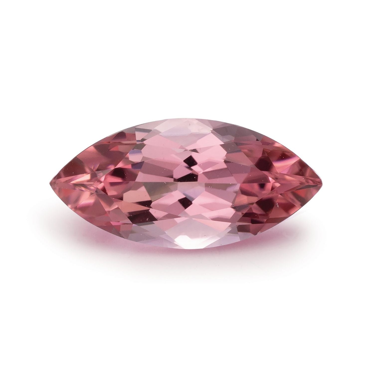 2.29 ct natural pink tourmaline from Mozambique, marquise cut | Sapphire Row