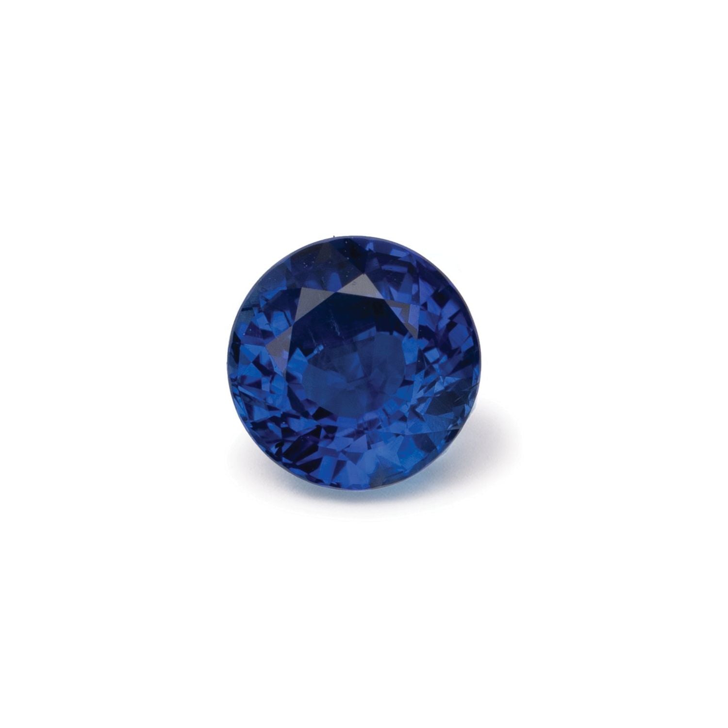 1.26 ct Round Natural Natural Sapphire Sapphire – Faceted Cut – N/A Certified — Sapphire Row