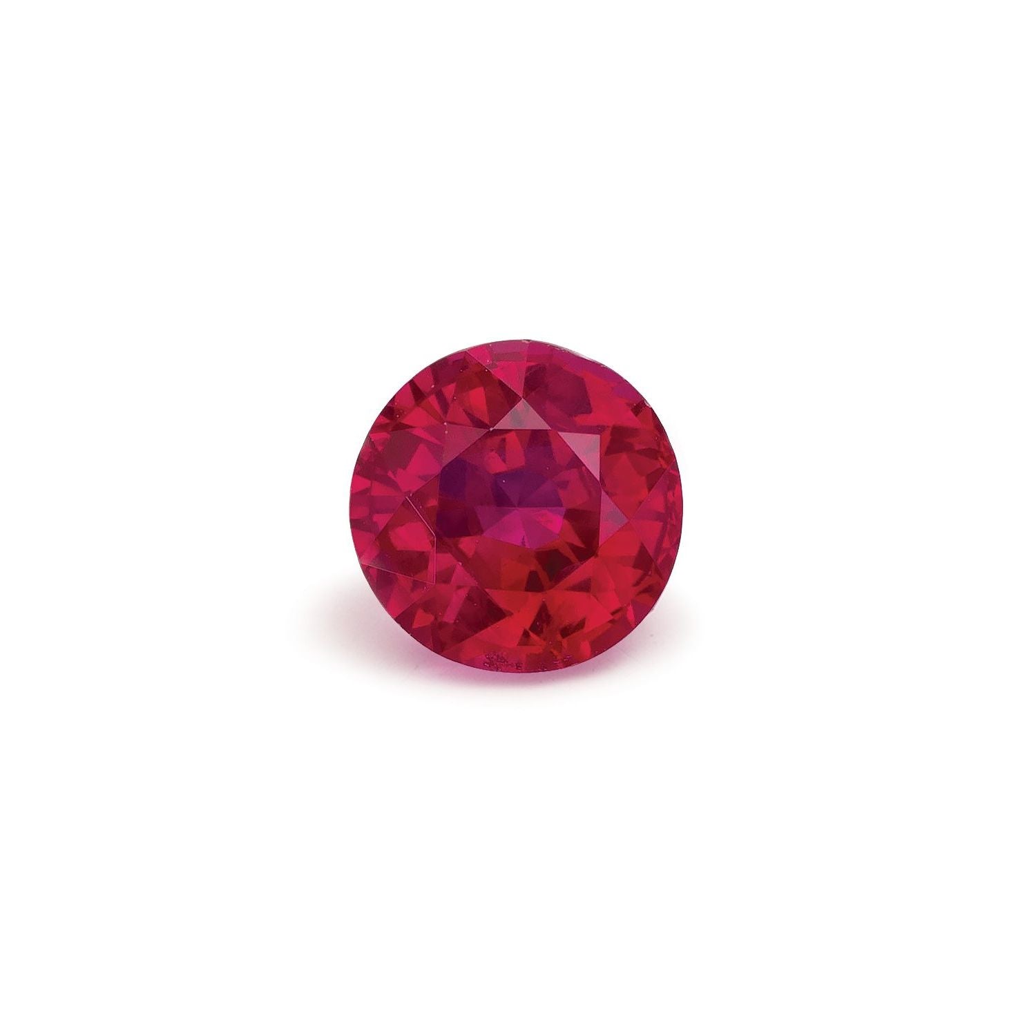 1.03 ct Round Natural Natural Ruby Ruby – Faceted Cut – N/A Certified — Sapphire Row