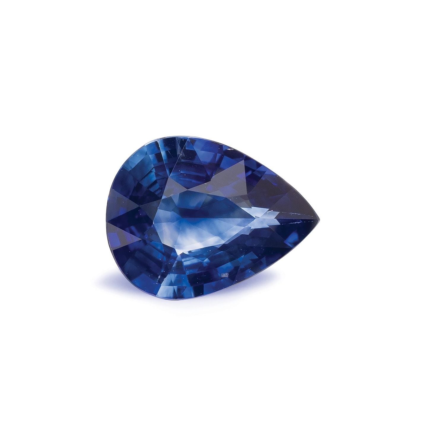 1.73 ct Pear Natural Natural Sapphire Sapphire – Faceted Cut – N/A Certified — Sapphire Row