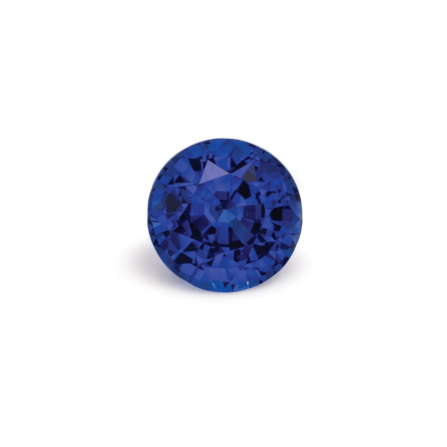 1.55 ct Round Natural Natural Sapphire Sapphire – Faceted Cut – N/A Certified — Sapphire Row