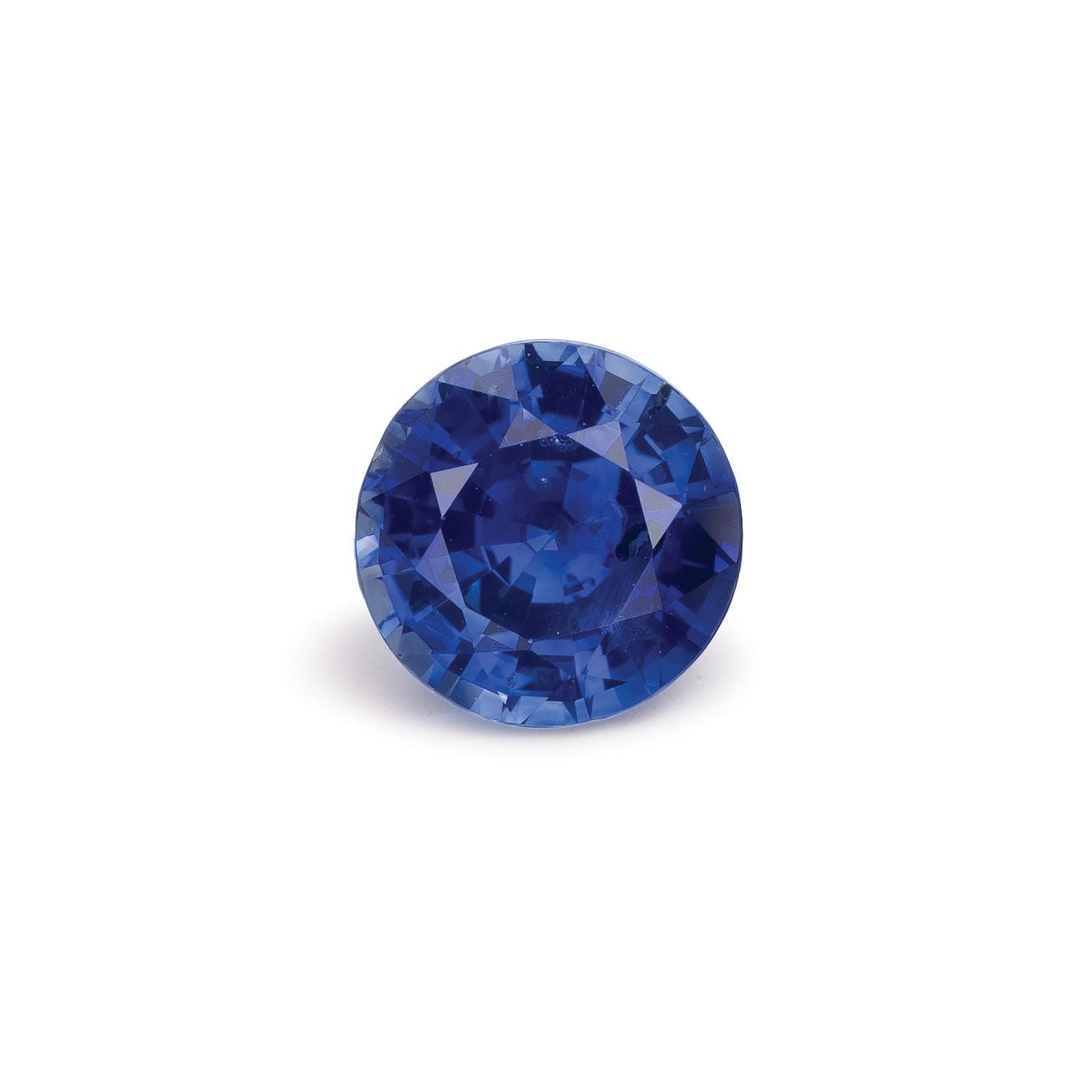1.39 ct Round Natural Natural Sapphire Sapphire – Faceted Cut – N/A Certified — Sapphire Row