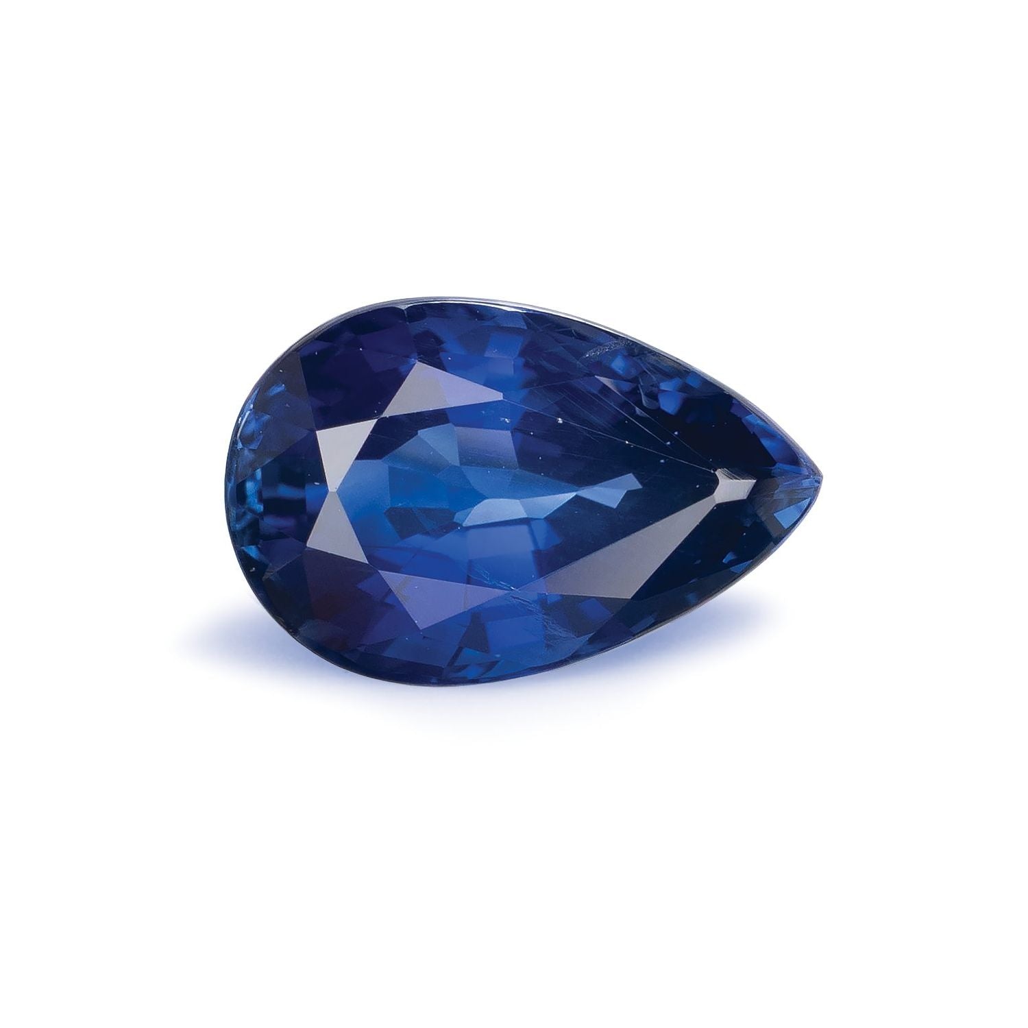 3.04 ct Pear Natural Natural Sapphire Sapphire – Faceted Cut – N/A Certified — Sapphire Row