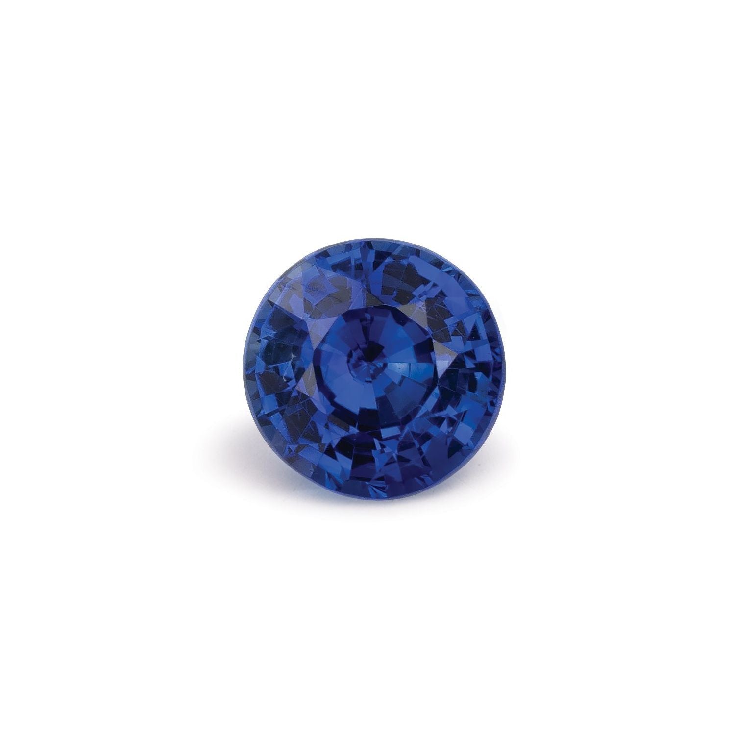 1.32 ct Round Natural Natural Sapphire Sapphire – Faceted Cut – N/A Certified — Sapphire Row