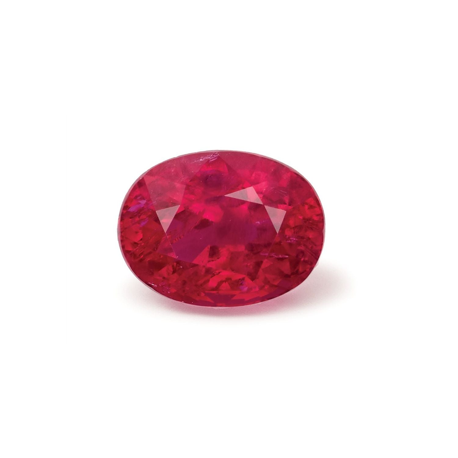2.15 ct Oval Natural Natural Ruby Ruby – Faceted Cut – N/A Certified — Sapphire Row