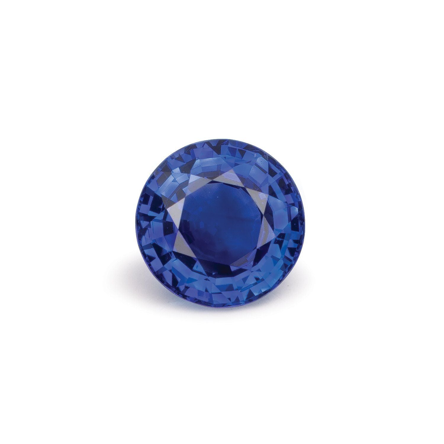1.46 ct Round Natural Natural Sapphire Sapphire – Faceted Cut – N/A Certified — Sapphire Row
