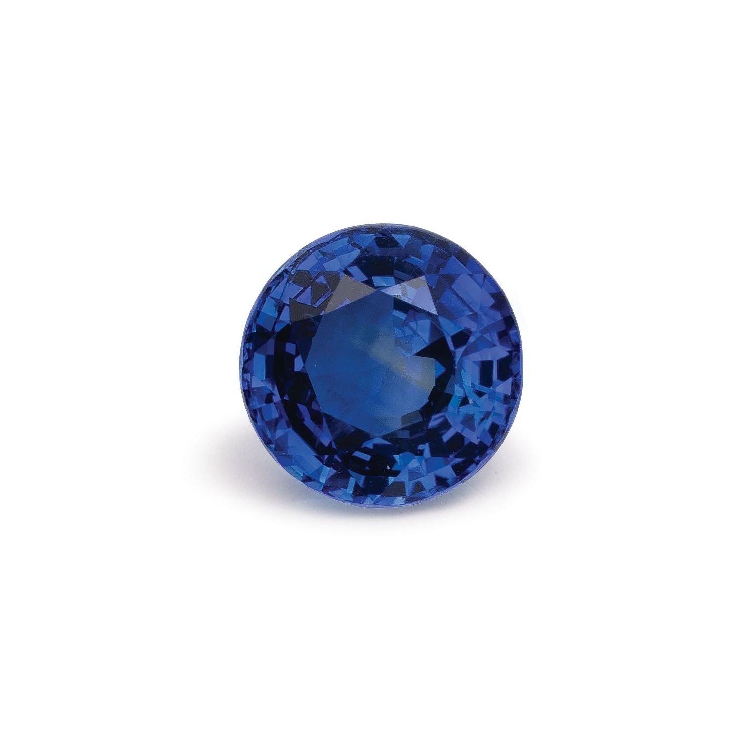 1.53 ct Round Natural Natural Sapphire Sapphire – Faceted Cut – N/A Certified — Sapphire Row