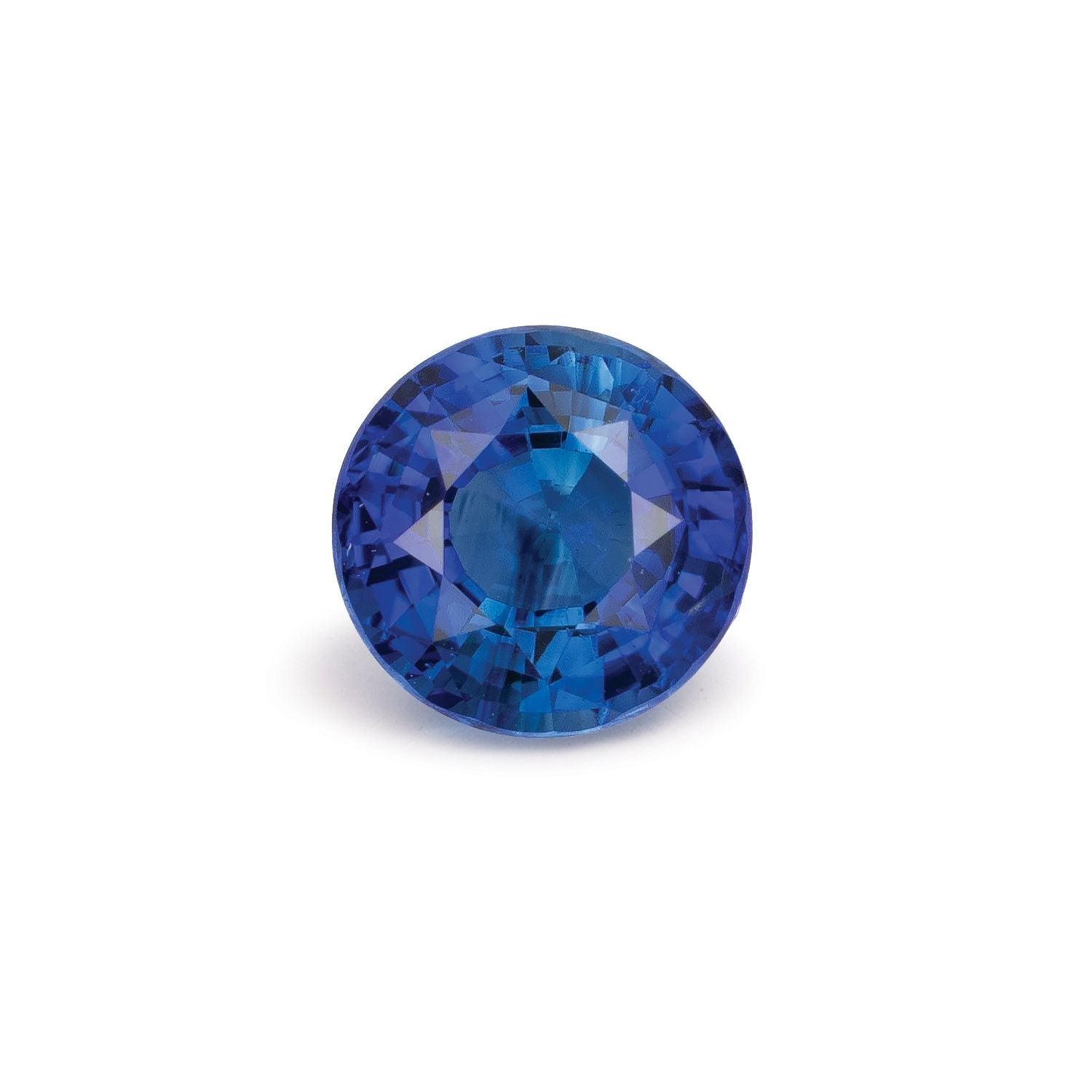 1.58 ct Round Natural Natural Sapphire Sapphire – Faceted Cut – N/A Certified — Sapphire Row