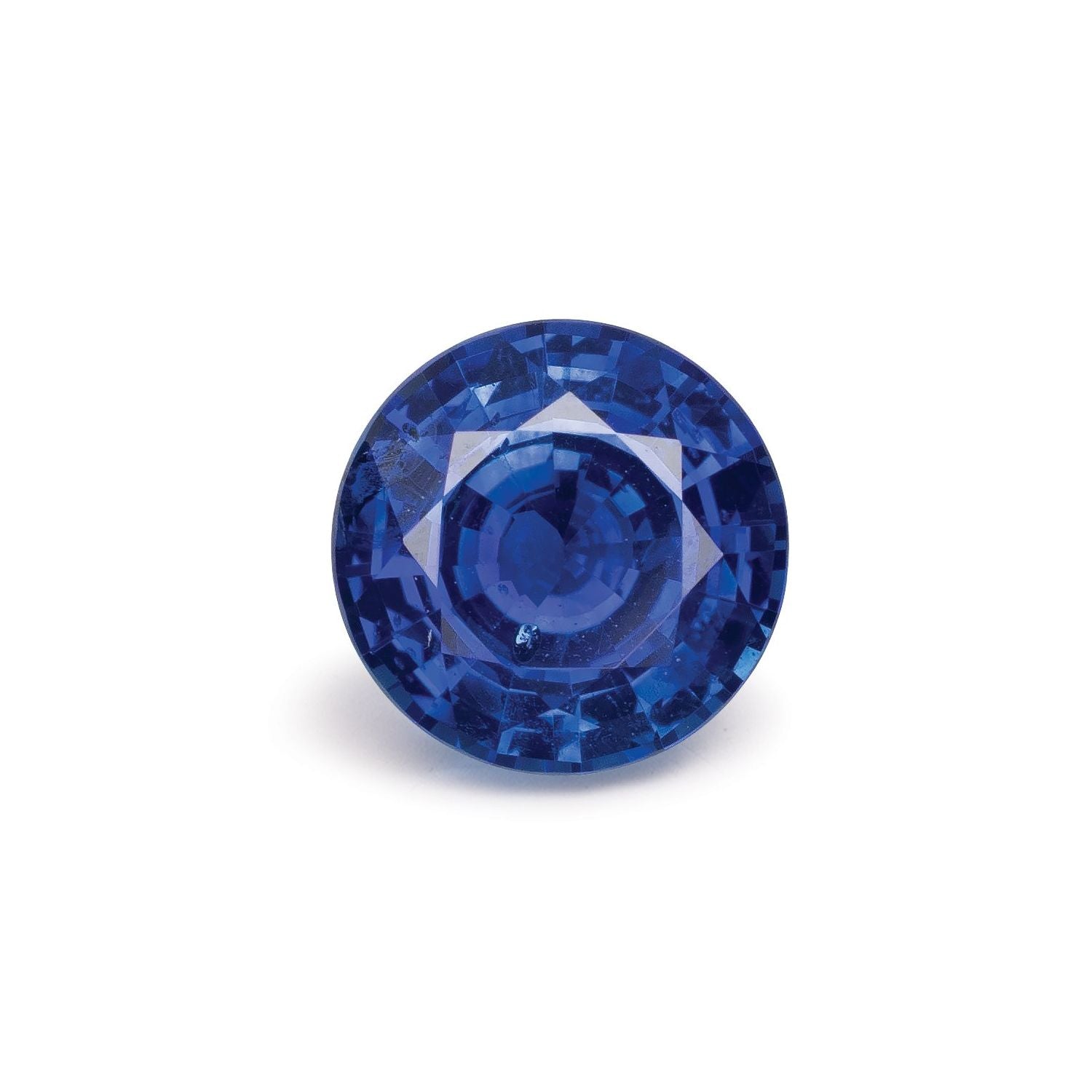 1.79 ct Round Natural Natural Sapphire Sapphire – Faceted Cut – N/A Certified — Sapphire Row